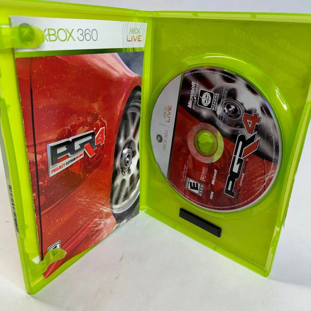 Project Gotham Racing 4 PG4 Video‎ Game for Xbox 360 NTSC M Rated Tested